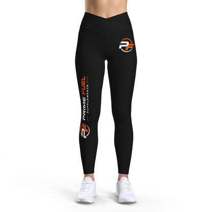 Prime Fuel Women’s Leggings — High-Waist Athletic Logo Leggings