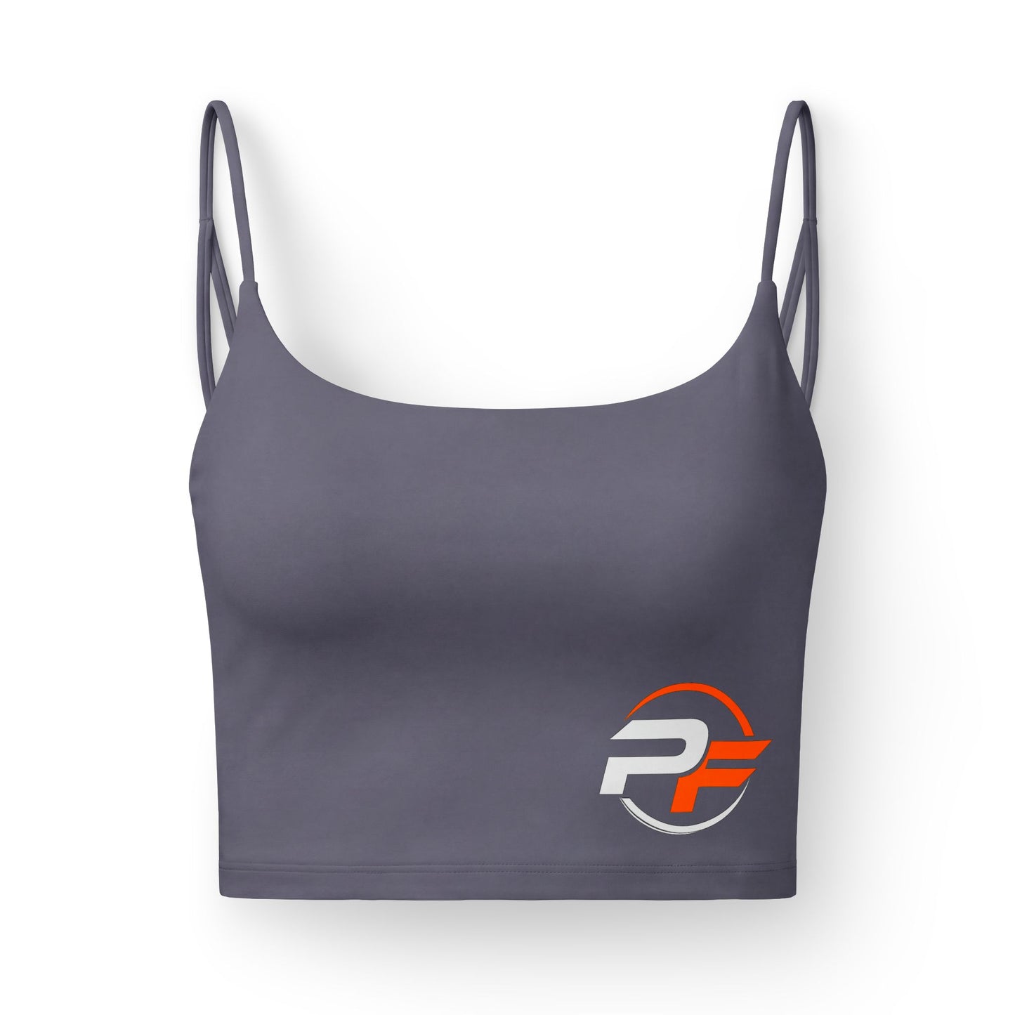Luxe Sports Bra — Prime Fuel Logo Racerback Crop